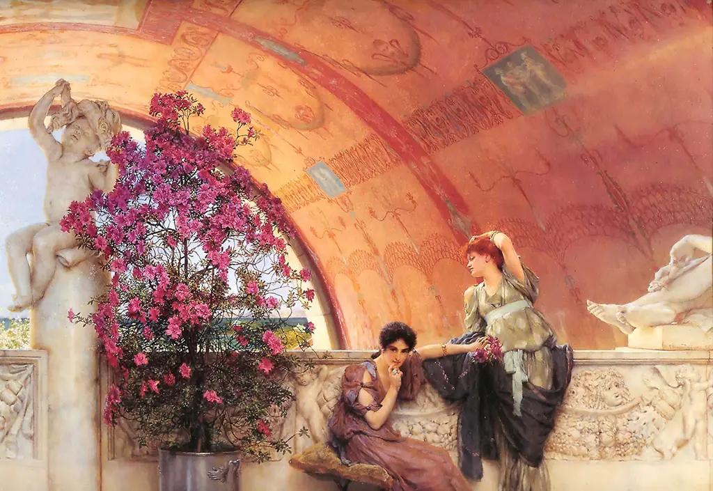 Unconscious Rivals in Detail Lawrence Alma Tadema